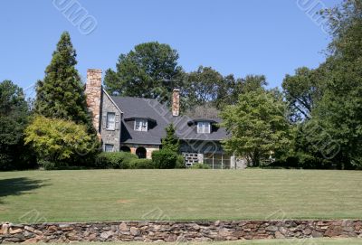 Stone House on Grass Hill