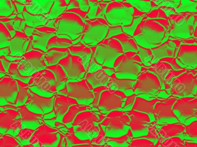 red and green ice