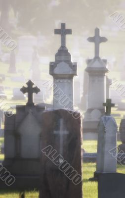 Misty Cemetery