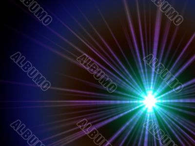 blue ray sparkle