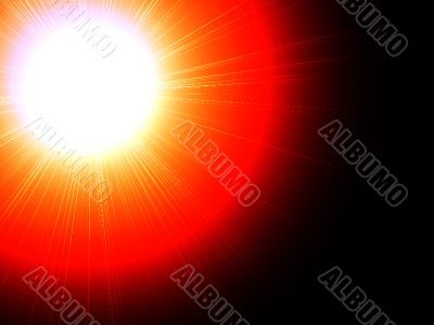 white solarburst