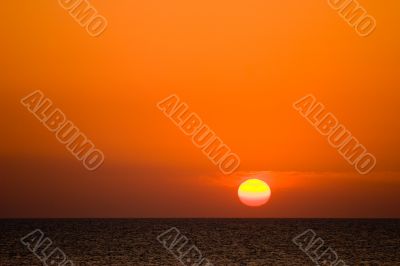 sea sunset