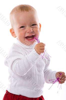 happy little boy