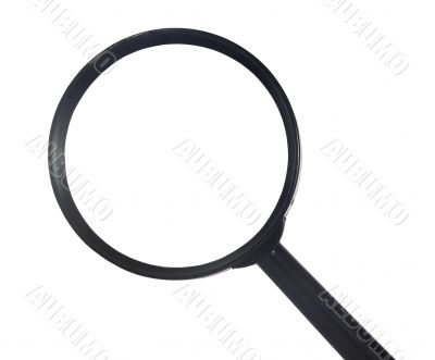 magnifying glass close up