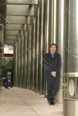 business man in a corporate environment