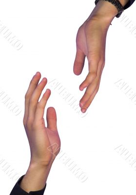 giving a helping hand