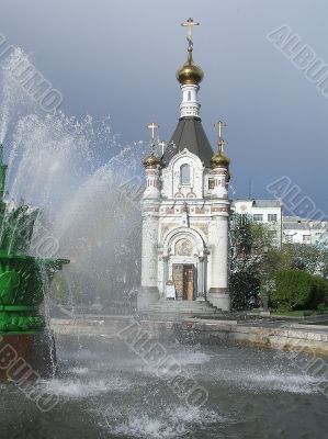 Chapel and the fountain