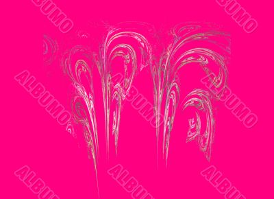 pink and fractal flames