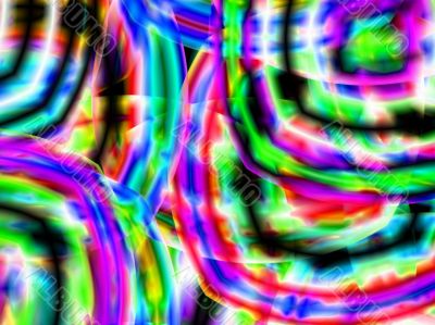 overlapped colours