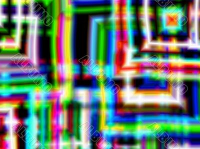 neon night lines