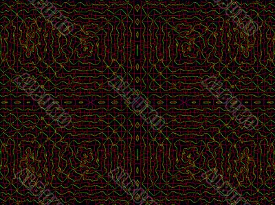 maze squares in black