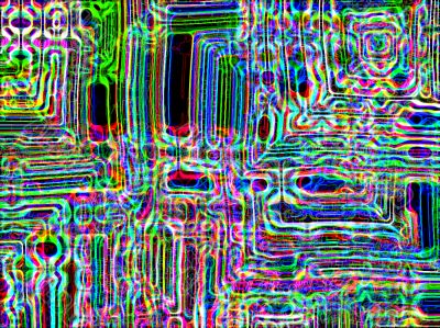 neon circuit tracks
