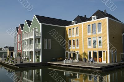 colored houses