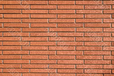 Rough Red Brick Wall