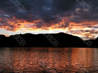 Red sunset