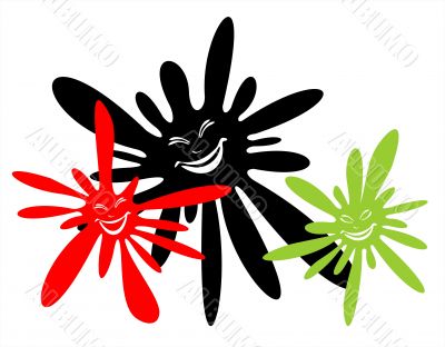 Cheerful blots