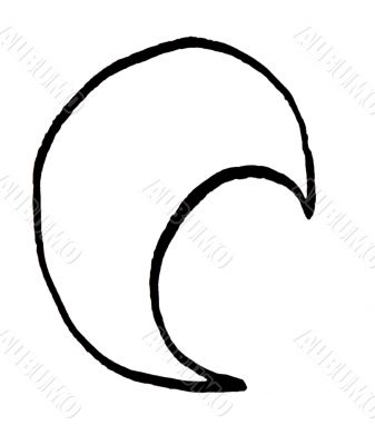 Crescent moon