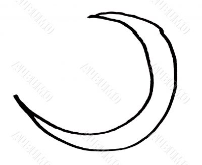 Crescent moon