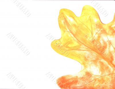 Autumn Leaves Orange Large Designs