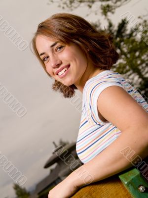Happy Teen Girl Portrait