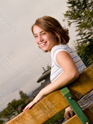 Happy Teen Girl Portrait