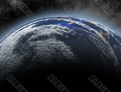 earthlike planet and cosmis gas
