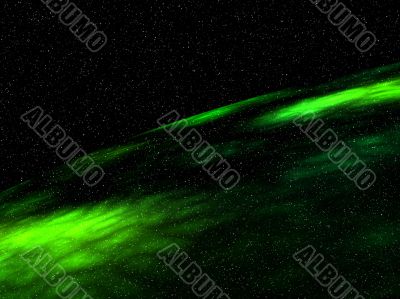 cosmic gas green