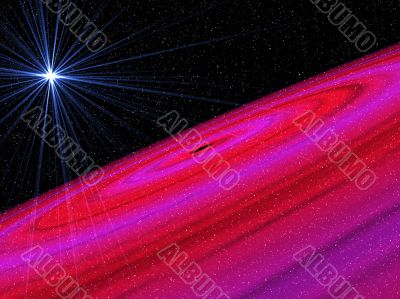 space vortex and sun
