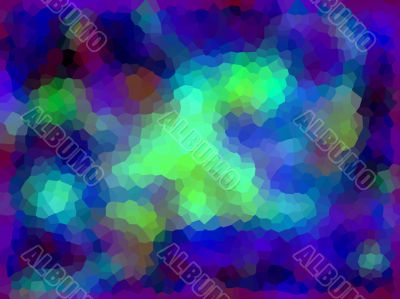 coloured background through glass abstract