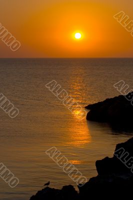 sunset seascape