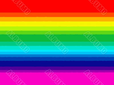 banded rainbow graphic