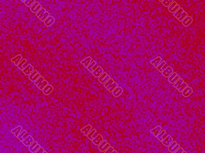 spattered red and pink
