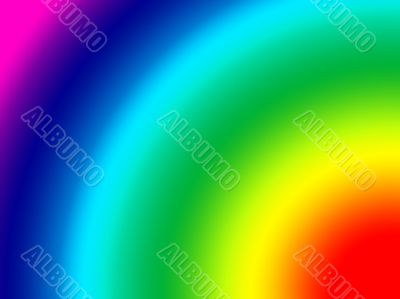 circular rainbow colours