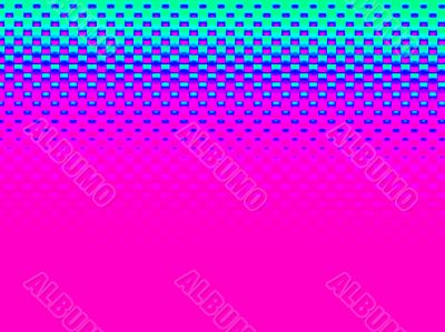 pink with colour half effect