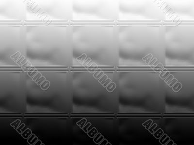 through tiled glass