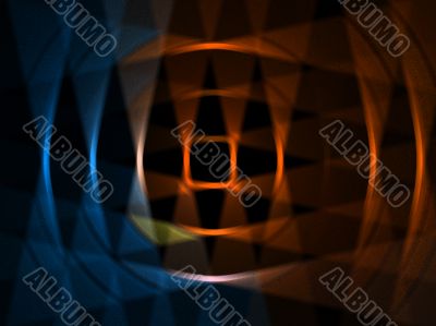 orange blue diffraction