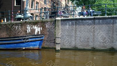 Amsterdam channel and river