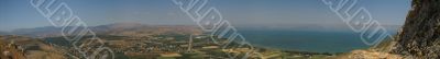 Galilee landscape panorama