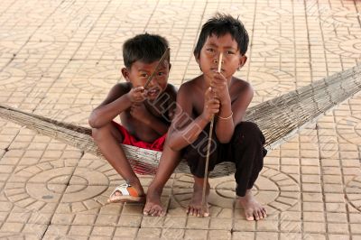 Children from Phnom Penh
