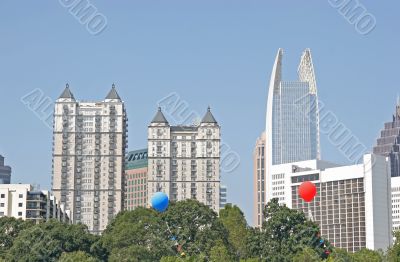 City and Balloons