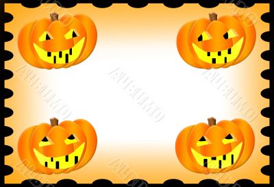halloween background ideal to postcards