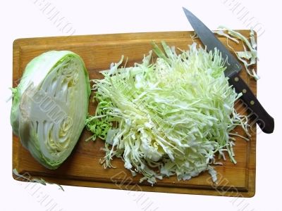 cabbage on the breadboard