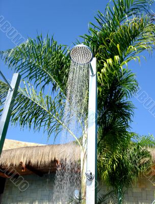 outdoor shower