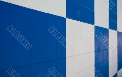 Geometric Painted Wall Texture