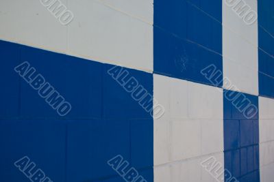 Geometric Painted Wall Texture