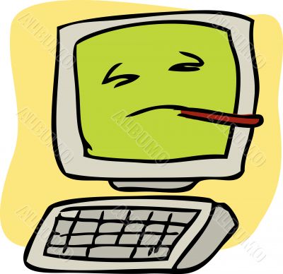 Sick computer