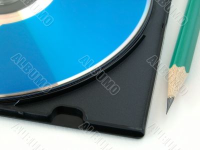 dvd disc fragment