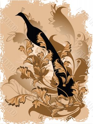 Vector floral background