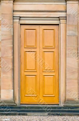 Antique castle door