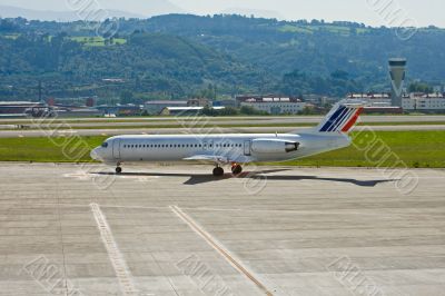 Aircraft in the track